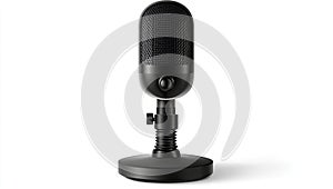 Black Desk Microphone