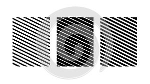 Black Diagonal Stripe Texture, vector design Generative AI