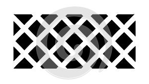 Black Diamond Mesh Grid Pattern Texture, vector design Generative AI