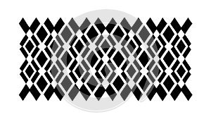 Black Diamond Mesh Pattern Vector, vector design Generative AI