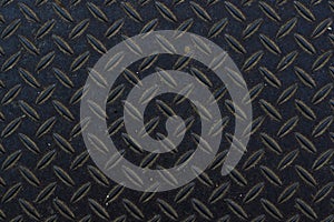 Black diamond plate floor