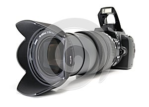 Black digital camera