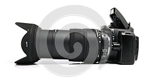 Black digital camera