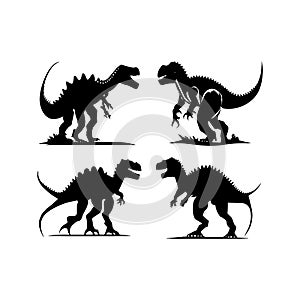 Black Dinosaur silhouette