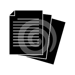 black document icon paper icon file icon