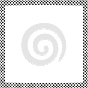 Black dot halftone texture pattern frame,Use for App, Postcards, Packaging, Items, Websites, Mobile and Material-illustration - photo