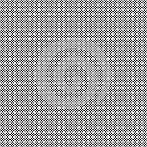 Black dot halftone texture pattern isolated on white background - illustration