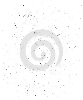 Black dots texture isolated on white