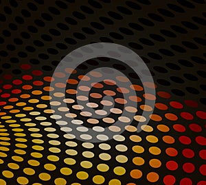 Black dotted background