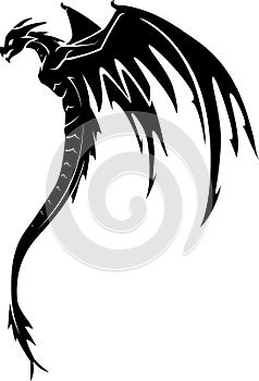 Black Dragon Side View