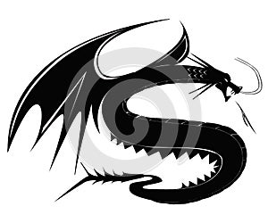 Black Dragon tatto photo