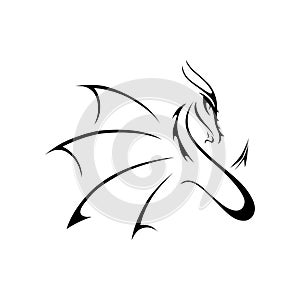 Black Dragon Logo icon