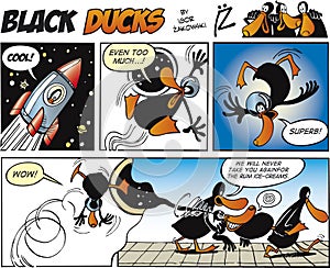 Black Ducks Comic Strip episode 1