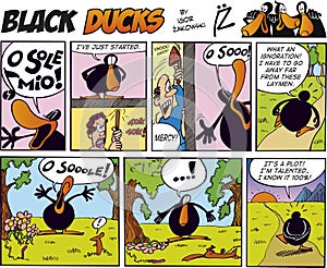Černý kachny komik proužek epizoda 12 