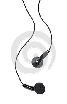 Black earphones