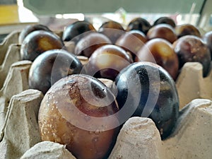 Black Egg traditional food brebes Indonesia photo