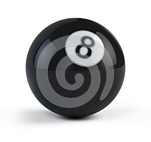 Black Eight billiard ball