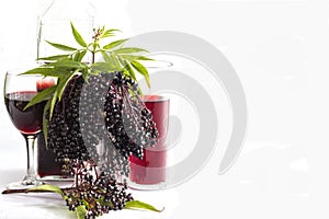 Black Elder Berry Fruit, Liquor, Wine and Cordial