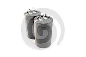 Black electrolytic capacitor for flash