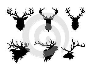 Black Elk Head Silhouette Collection