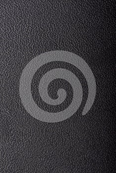 Black embossed plastic texture