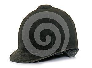 Black Equestrian helmet