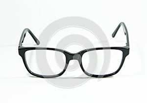 Black Eye Glasses Isolated on White