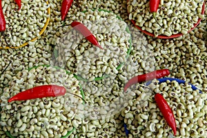 Black eye pea, or Feijao de Corda in Portuguese, in bulk photo