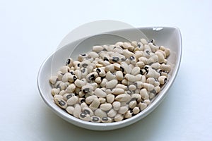 Black eyed beans with background white