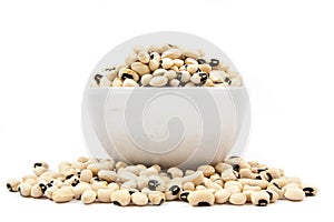 black eyed peas beans isolated