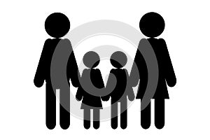 Black family icon