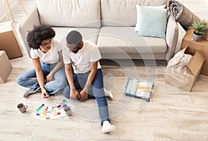 Black Family Planning Renovation Choosing Color Palettes In New House