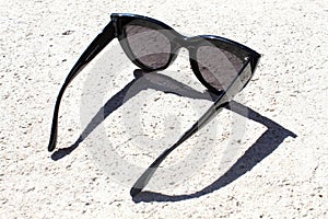 Black fashion glasses lifestyle / leisure and robies photo