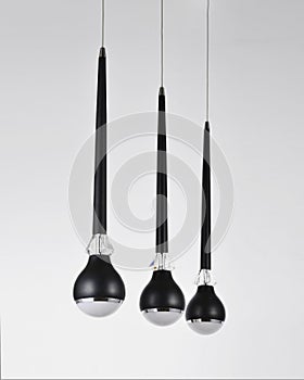 Black fashionable crystal led chandelier lighting