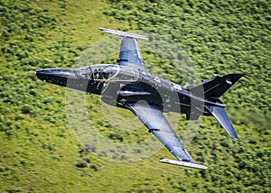 Black fighter jet T2 Hawk