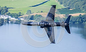 Black fighter jet T2 Hawk