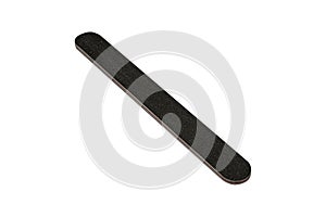 Black file is isolated on a white background photo