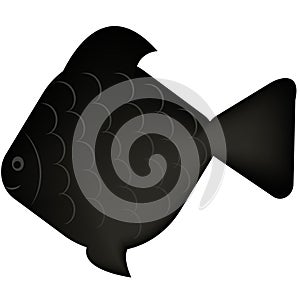 black fish, sea fish, freshwater fish