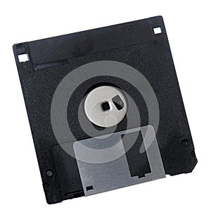Black floppy disc