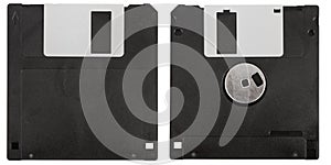 Black floppy disk