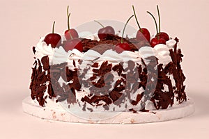 Black Forest Cake with cherry