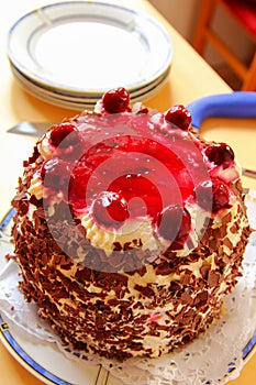 Black Forest cake (Schwarzwalder Kirschtorte)