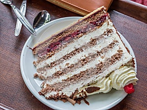 Black Forest gateau in Germany
