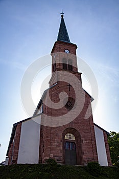 Black Forest, Germany, church in Furtwangen city