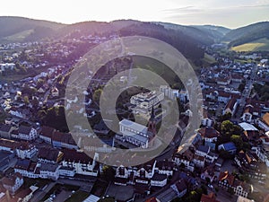 Black Forest, Germany. Forest, Plants and trees, aerial photo