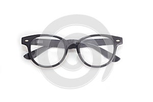 Black frame eye glass