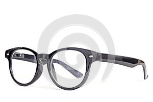 Black frame eye glass