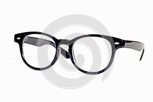 Black frame eye glass