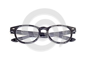 Black frame eye glass