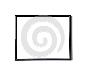 Black frame on a white background